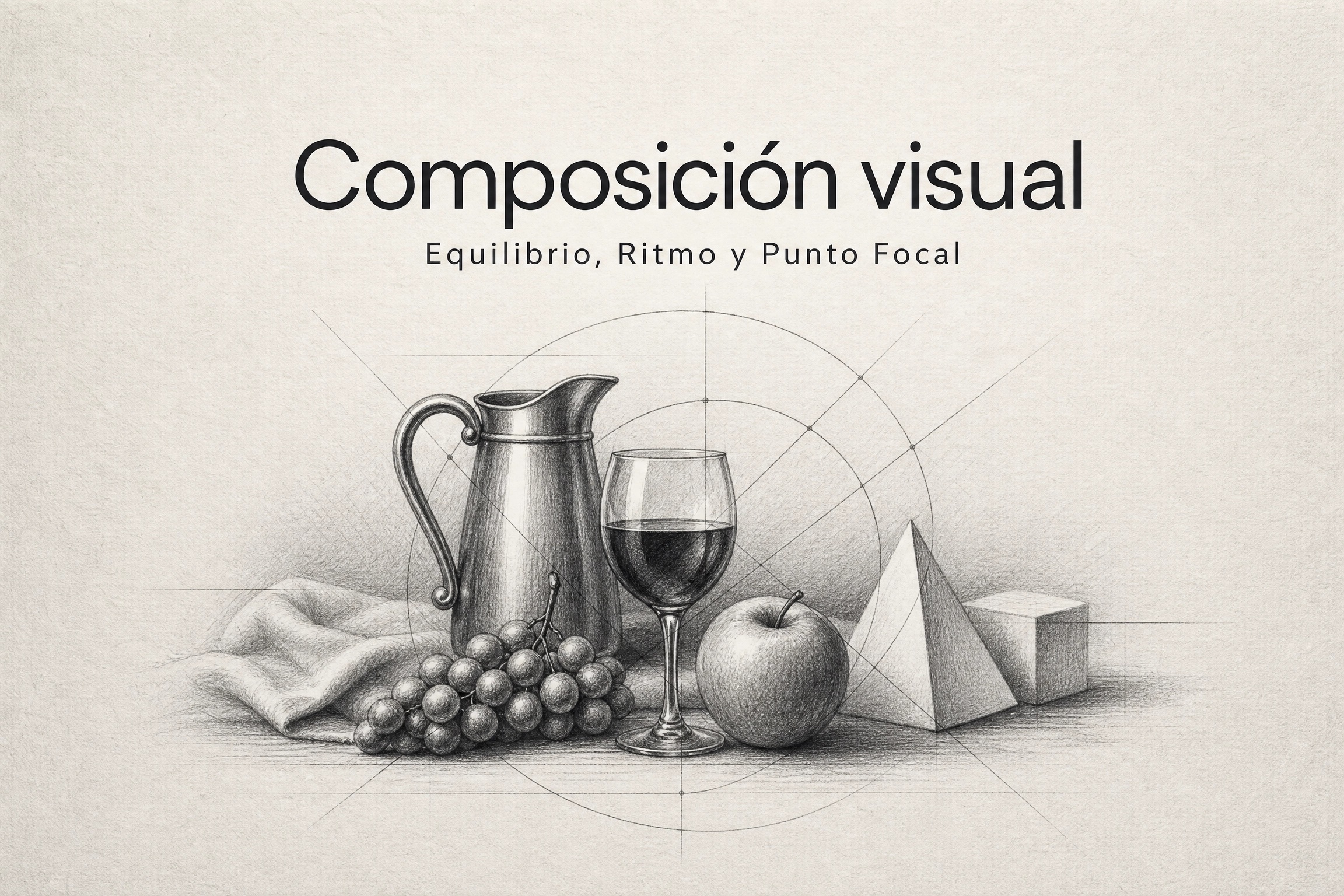 Ilustración de composición visual